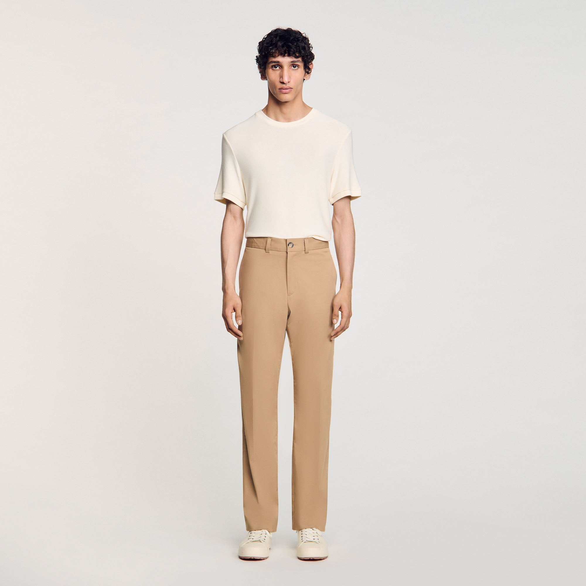 Sandro / Straight-leg chinos Nut