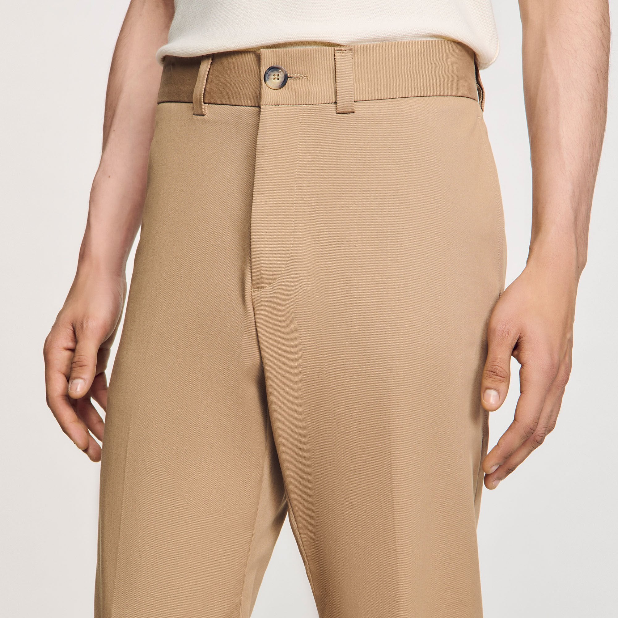 Sandro / Straight-leg chinos Nut