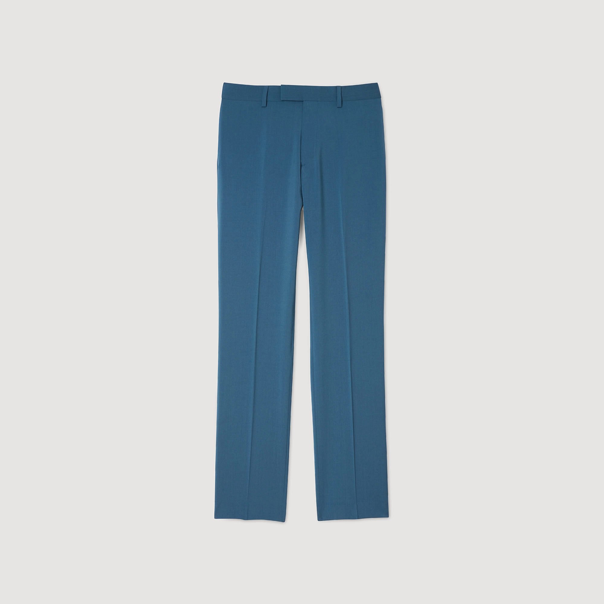 Sandro / Wool suit trousers Thunderstorm Blue