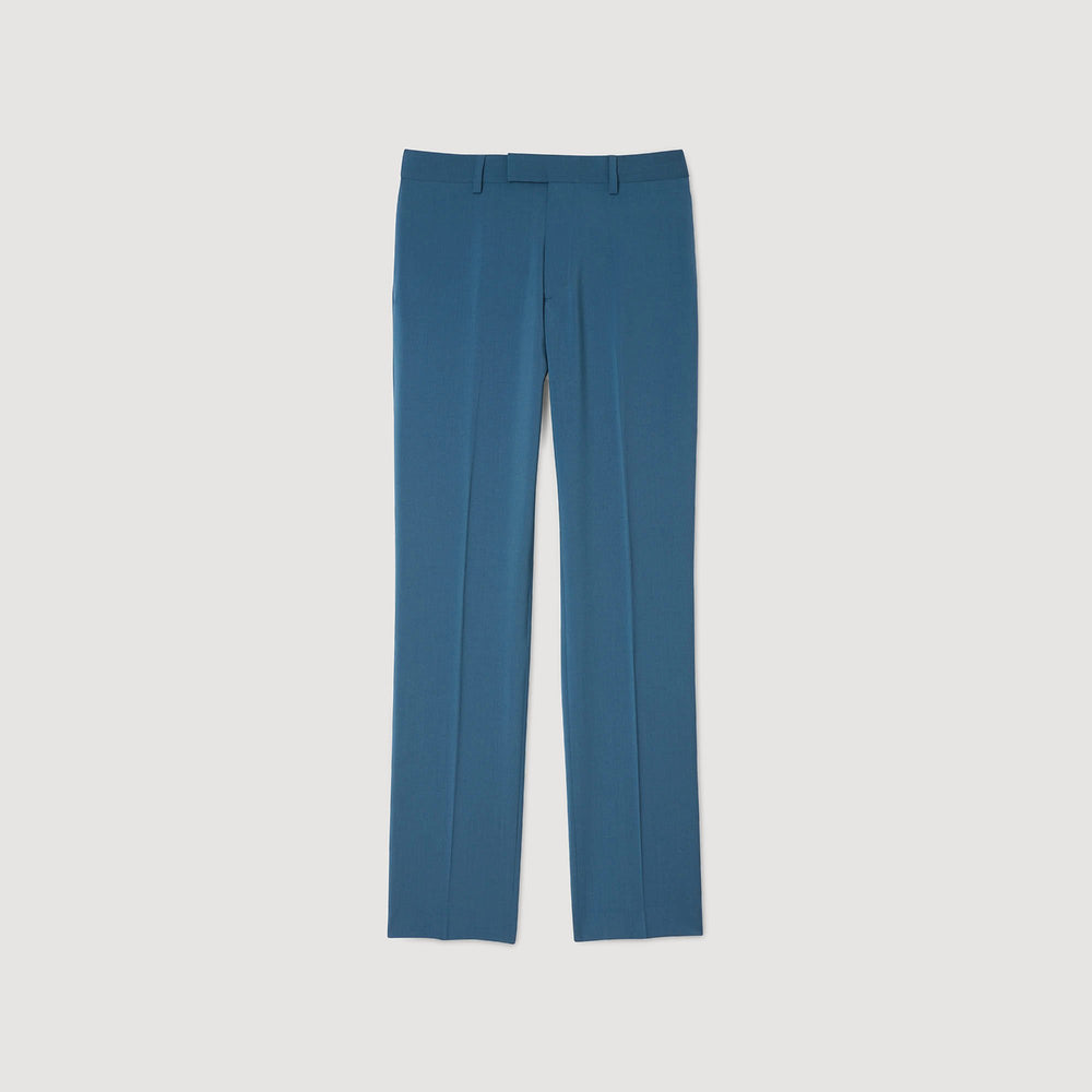Sandro / Wool suit trousers Thunderstorm Blue