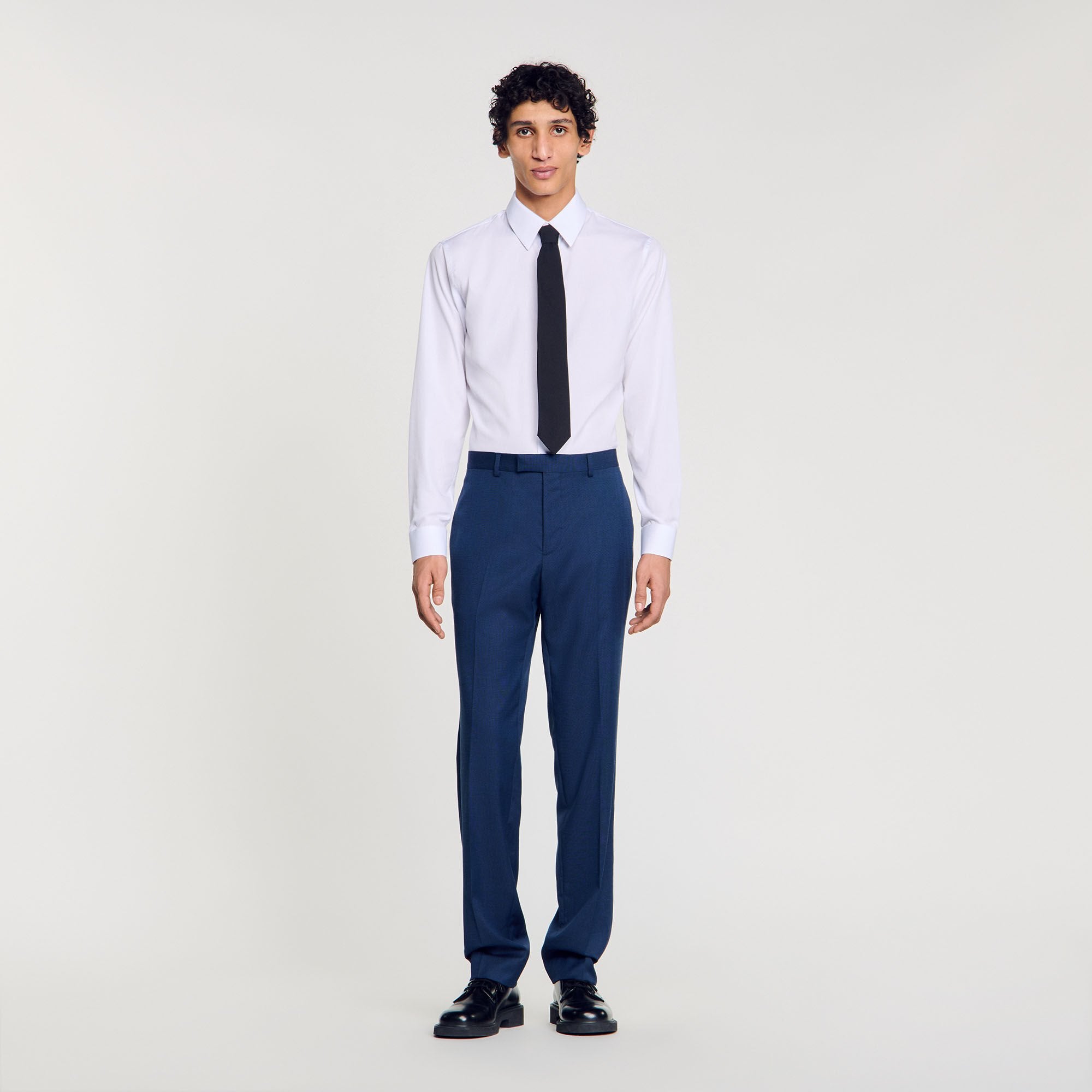 Sandro / Wool suit trousers Royal Blue