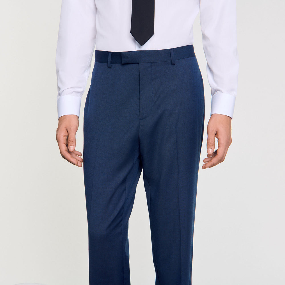 Sandro / Wool suit trousers Royal Blue