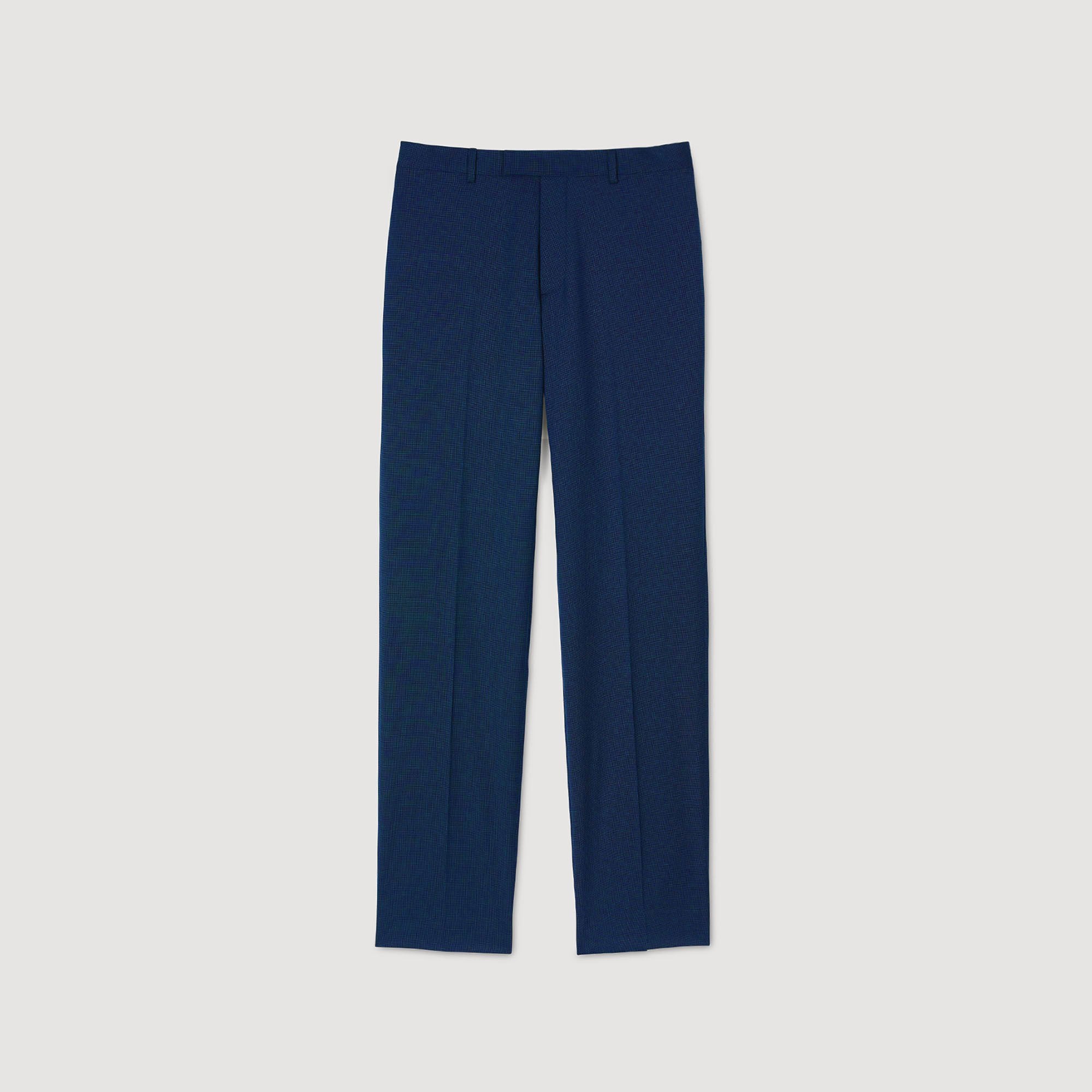 Sandro / Wool suit trousers Royal Blue