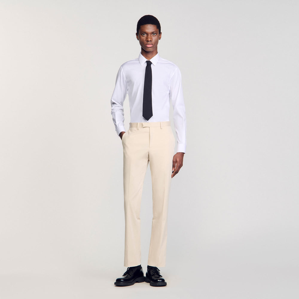 Sandro / Suit trousers Ivory.