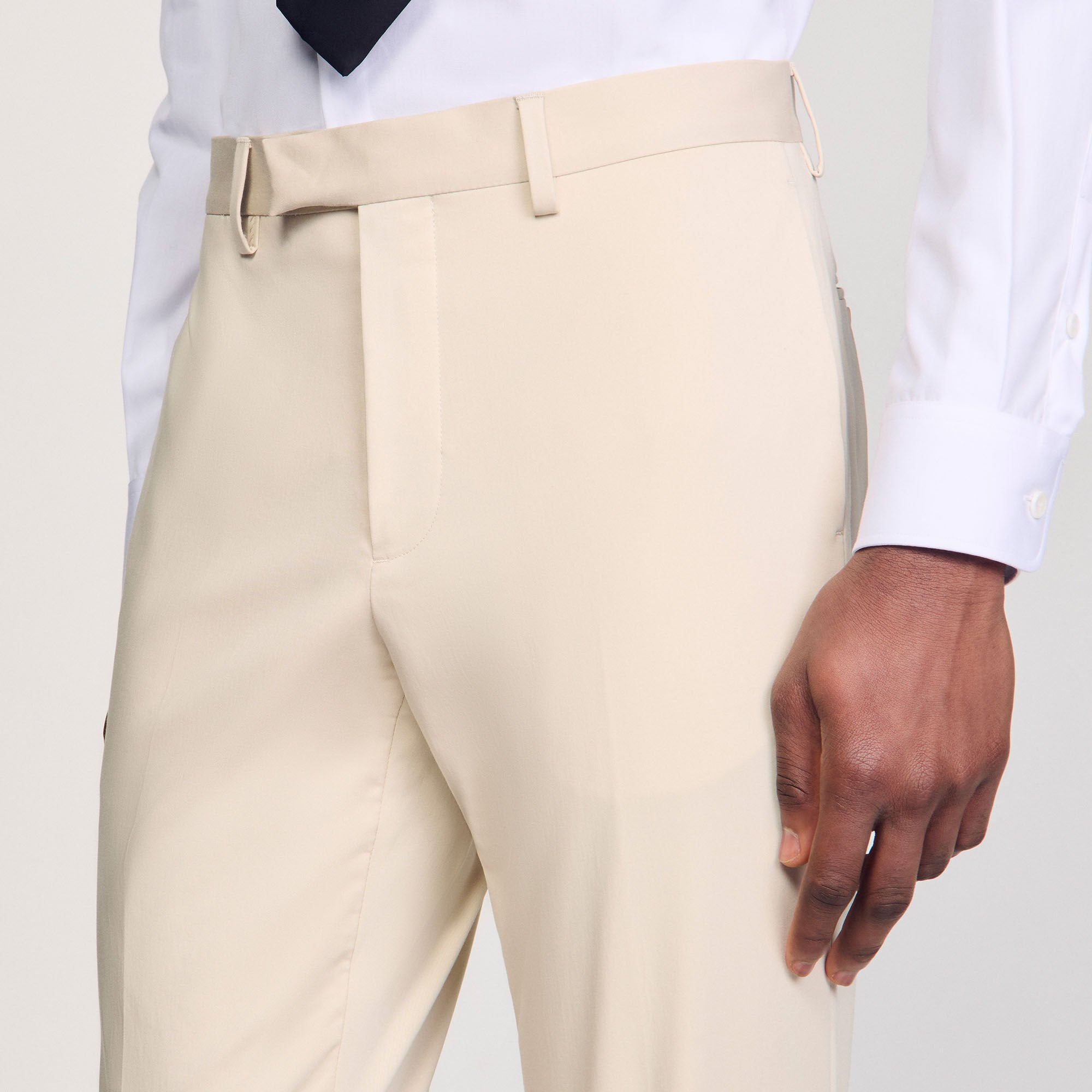 Sandro / Suit trousers Ivory.