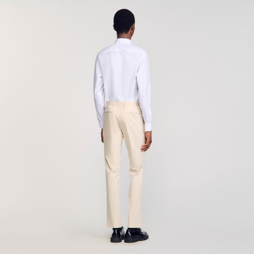 Sandro / Suit trousers Ivory.