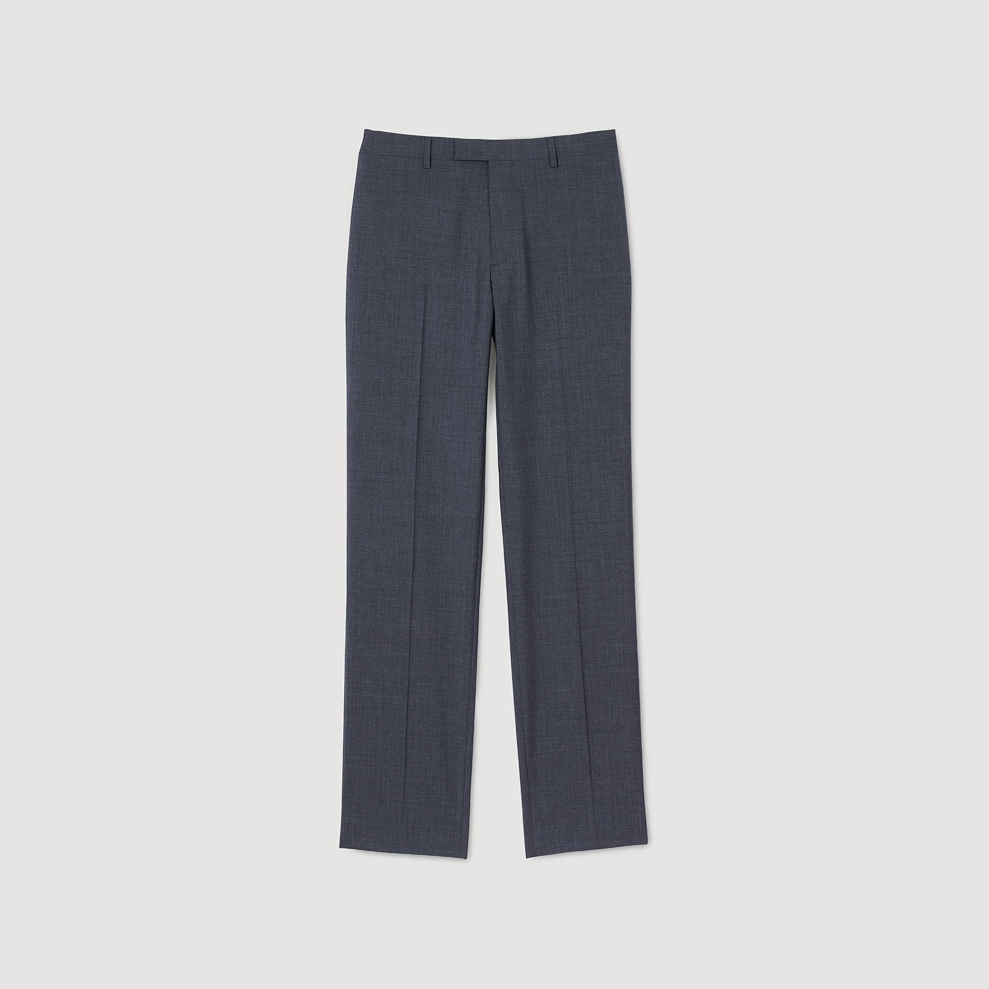 Sandro / Wool suit trousers Mocked Grey