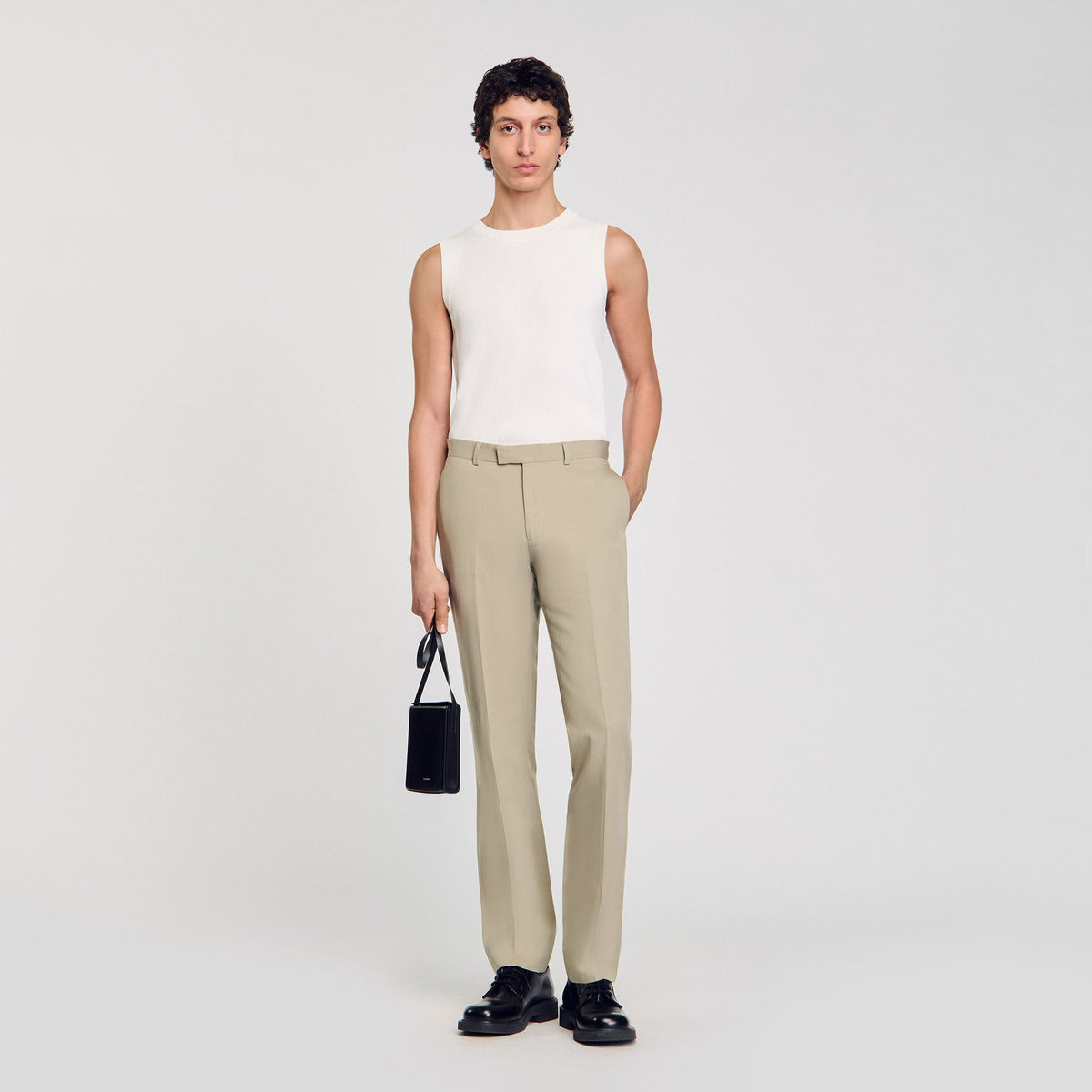 Sandro / Suit trousers Light Kaki.