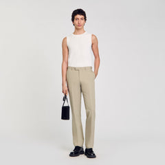 Sandro / Suit trousers Light Kaki.