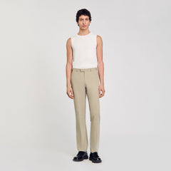 Sandro / Suit trousers Light Kaki.