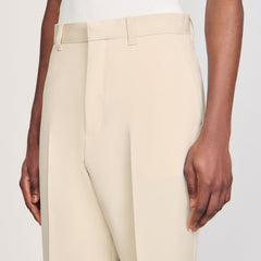 Sandro / Wool suit trousers Oats