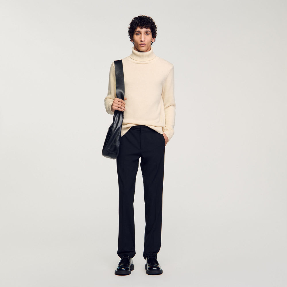Sandro / Straight-leg trousers Black