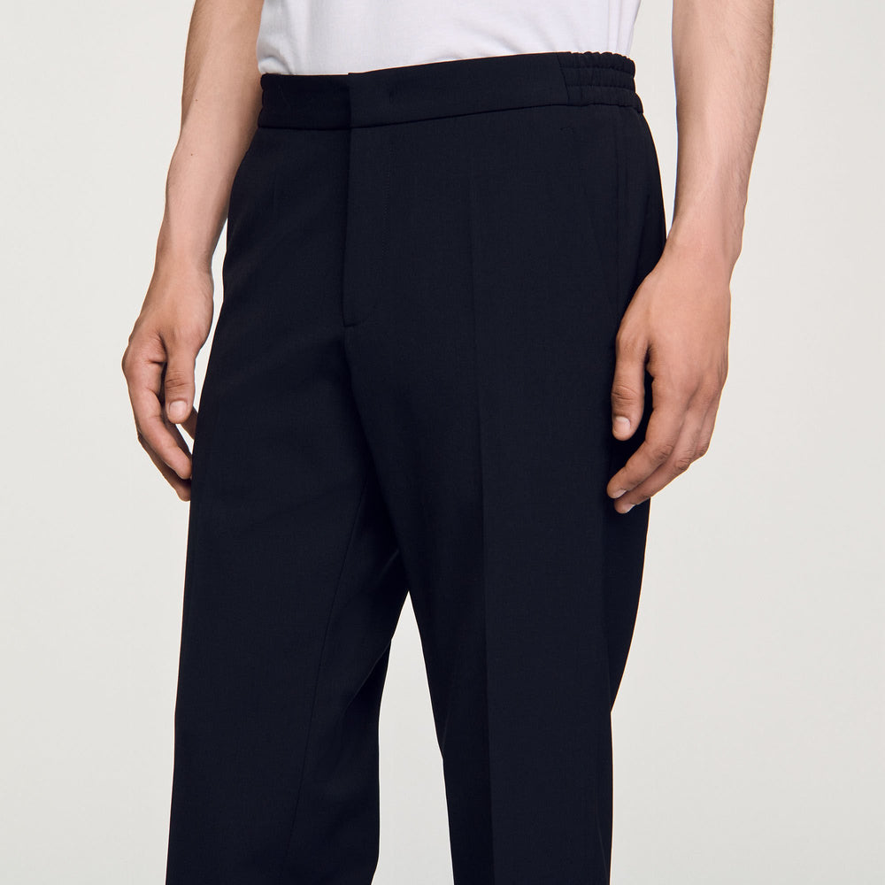 Sandro / Straight-leg trousers Black