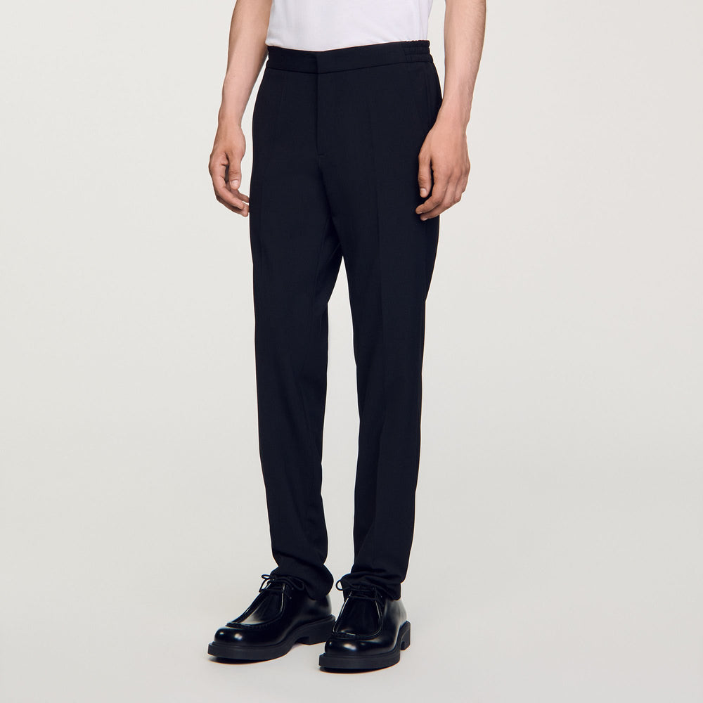 Sandro / Straight-leg trousers Black