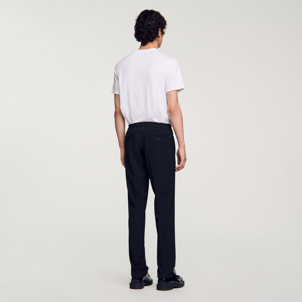 Sandro / Straight-leg trousers Black