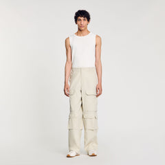 Sandro / Cargo trousers Aluminum