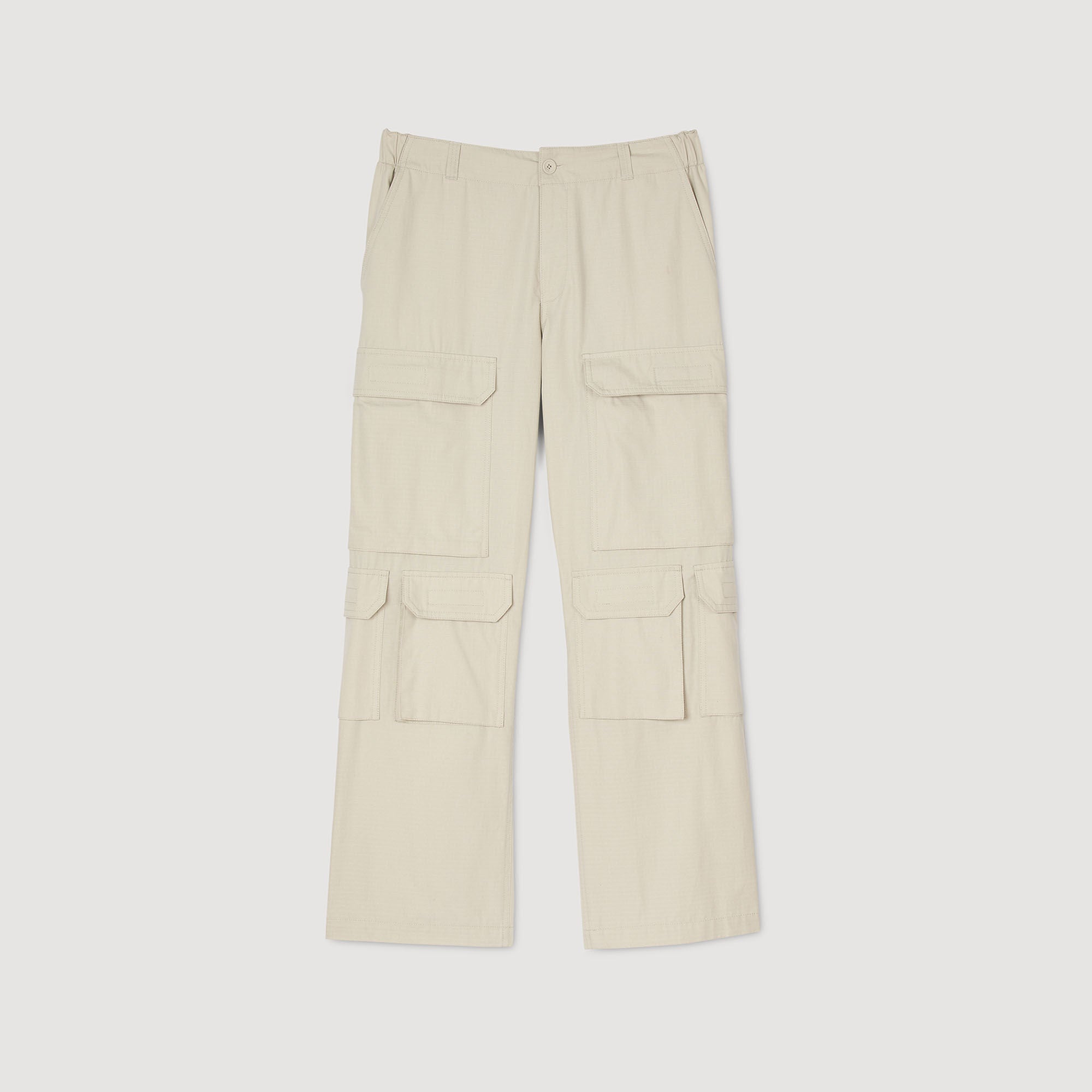 Sandro / Cargo trousers Aluminum