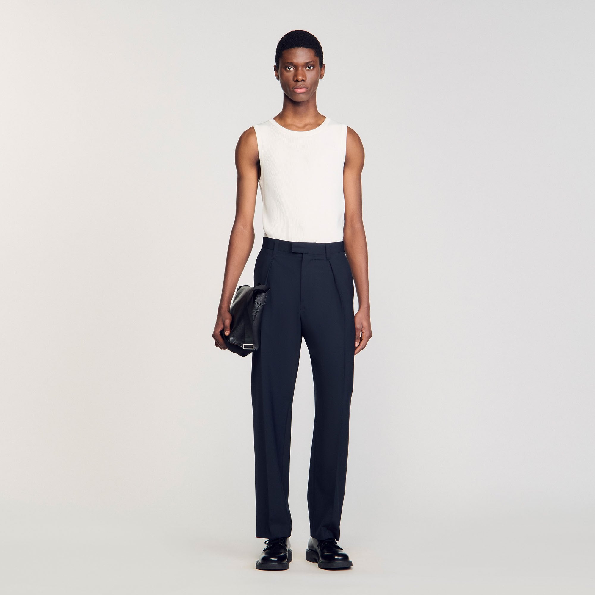 Sandro / Suit trousers Navy Blue