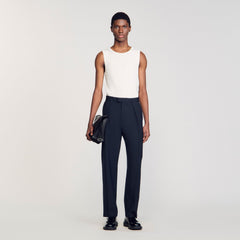 Sandro / Suit trousers Navy Blue