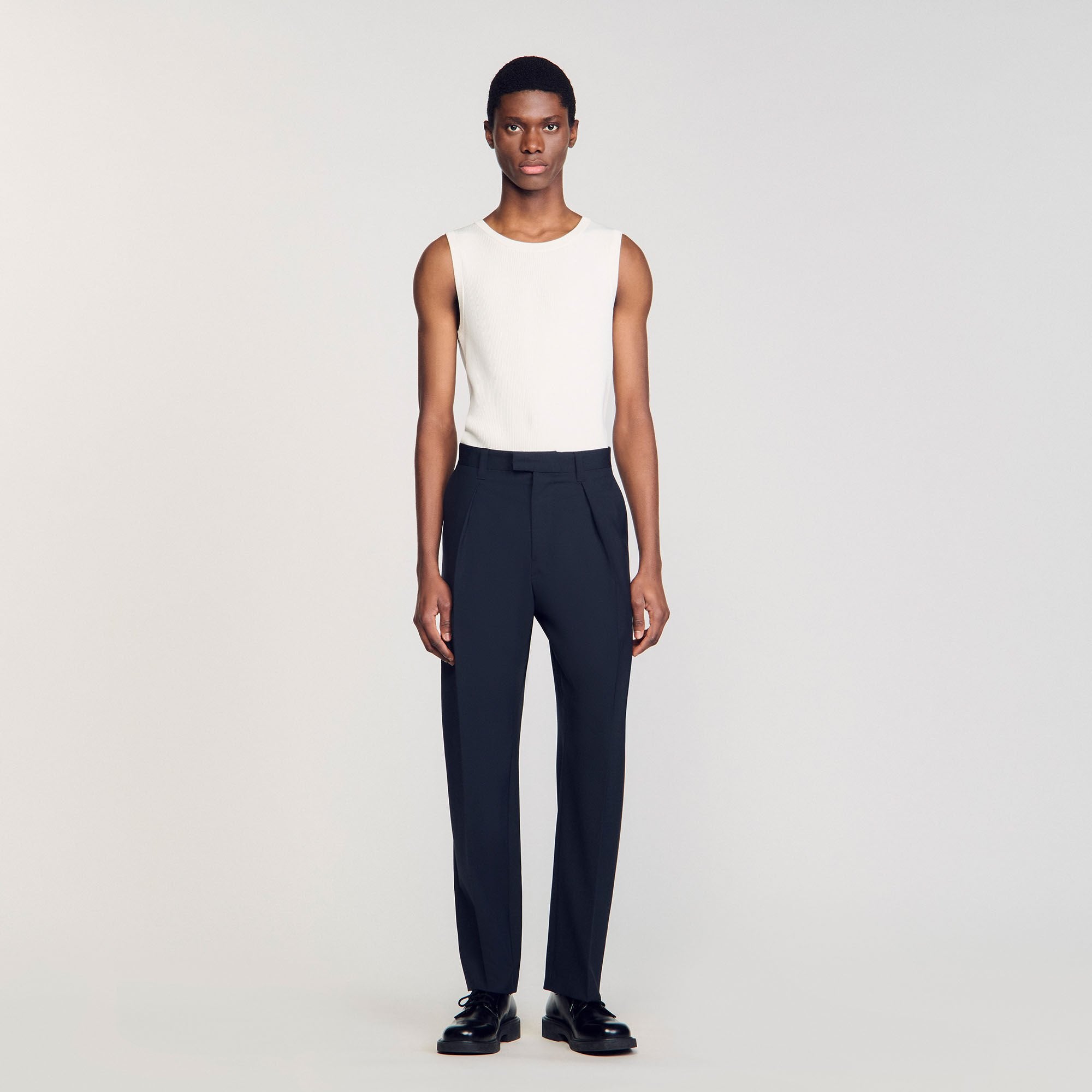 Sandro / Suit trousers Navy Blue