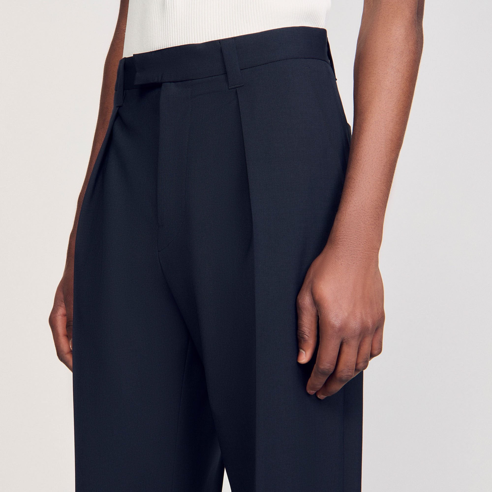 Sandro / Suit trousers Navy Blue
