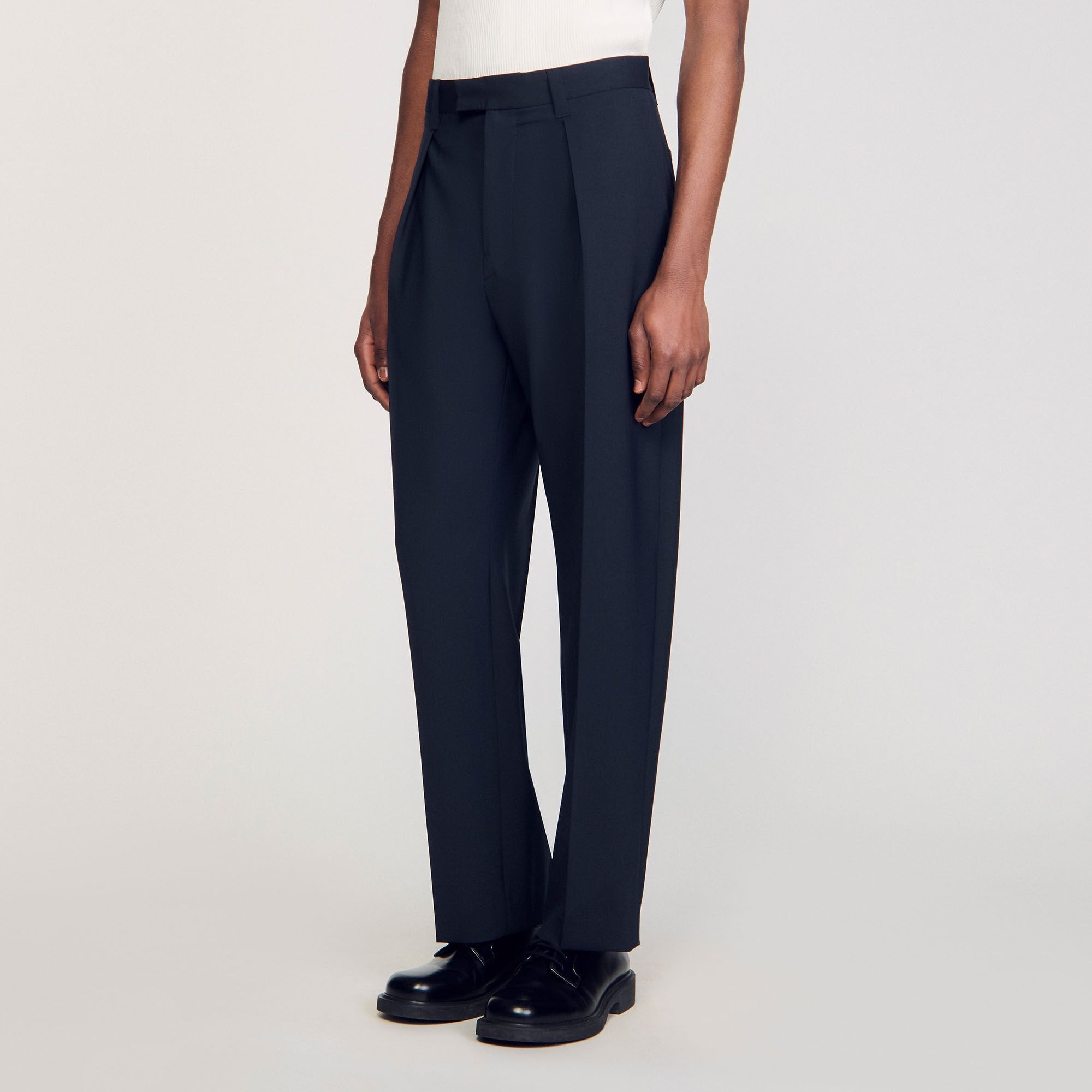 Sandro / Suit trousers Navy Blue