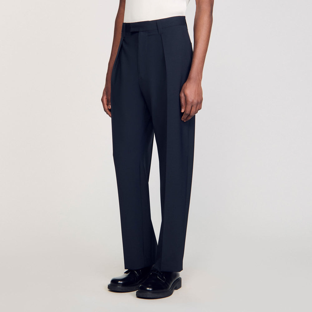 Sandro / Suit trousers Navy Blue
