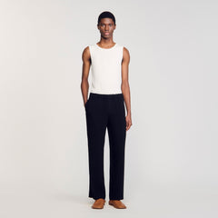 Sandro / Pleated trousers Black