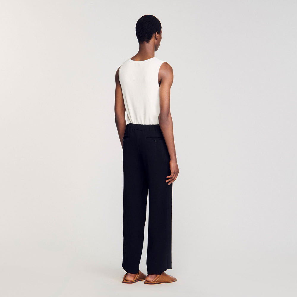 Sandro / Pleated trousers Black