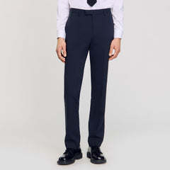 Sandro / Wool suit trousers Midnight Blue