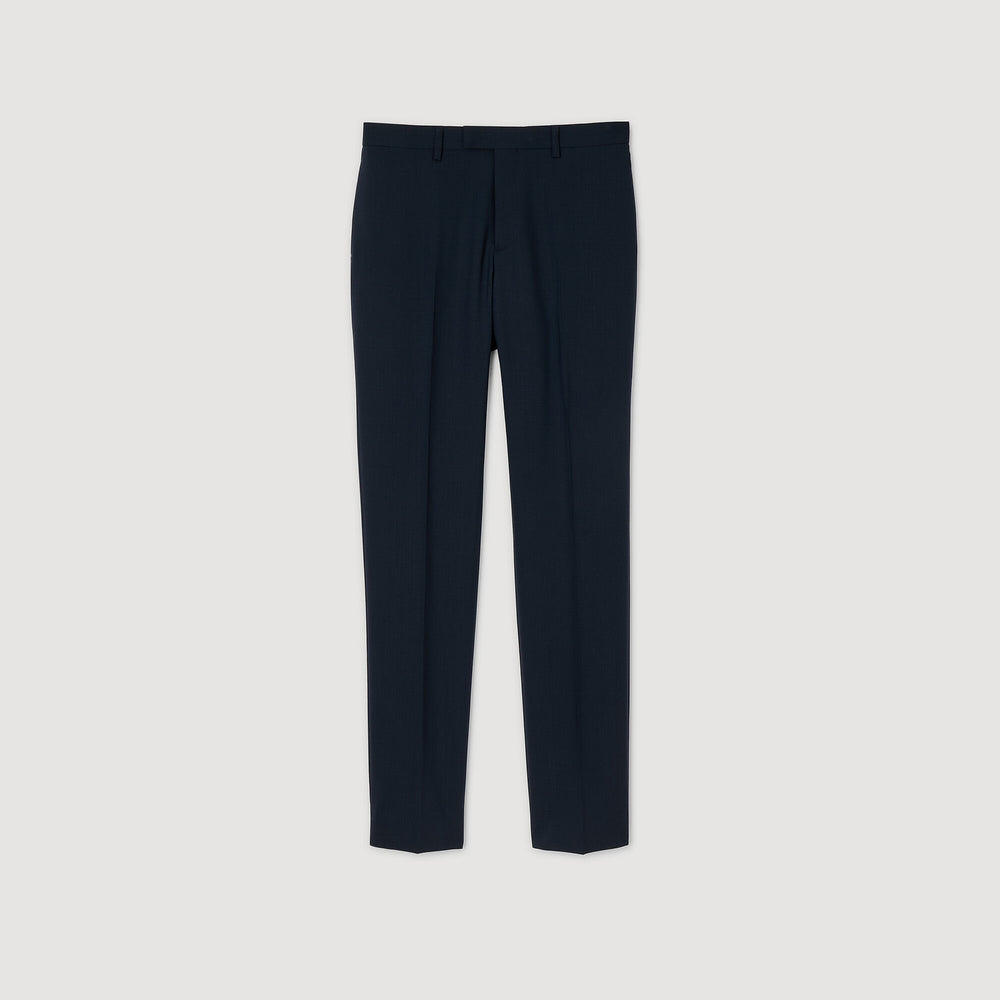 Sandro / Wool suit trousers Midnight Blue