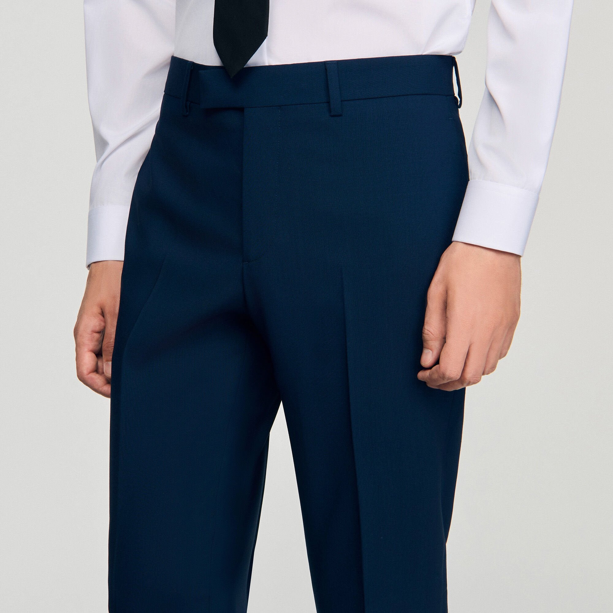 Sandro / Wool suit trousers Royal Blue