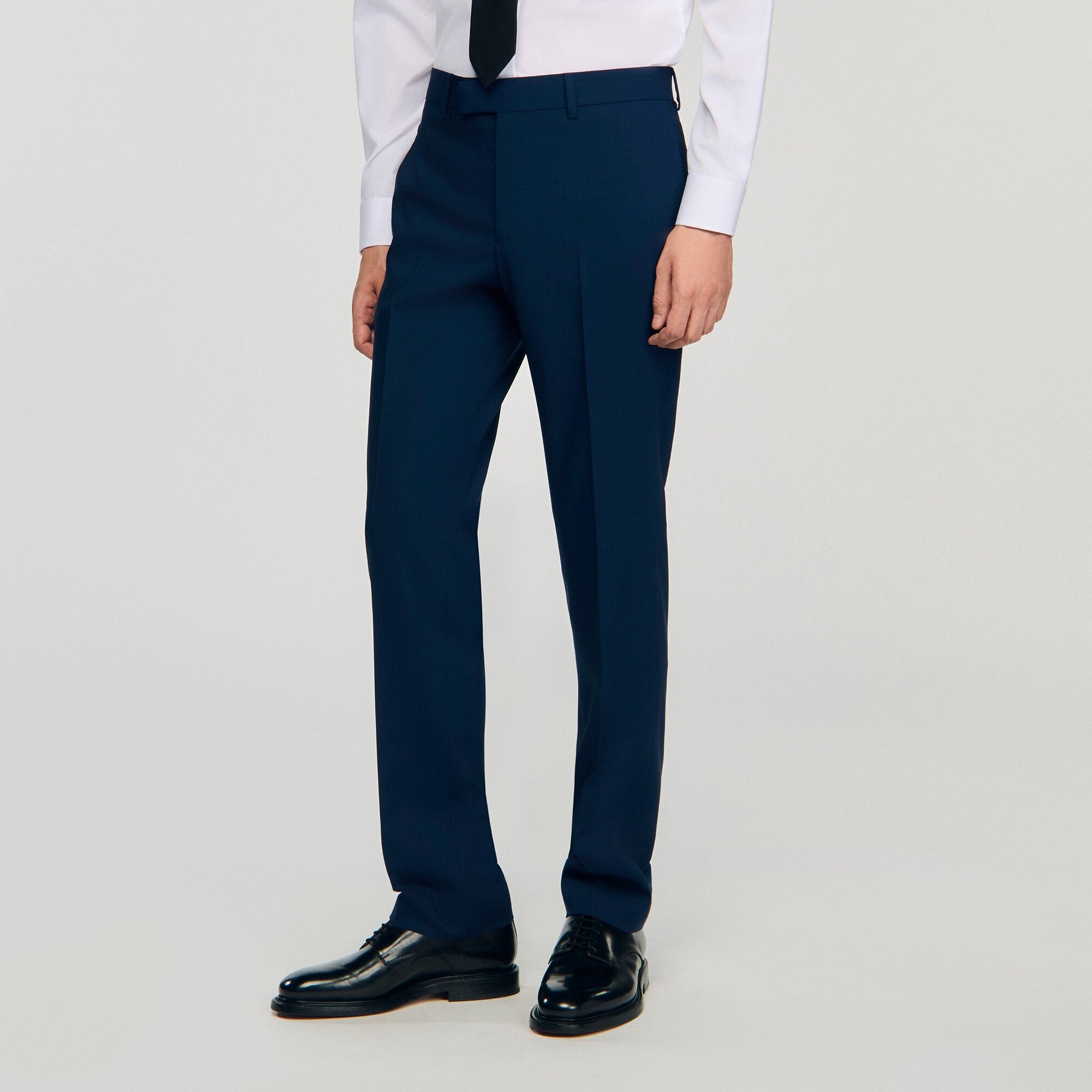 Sandro / Wool suit trousers Royal Blue
