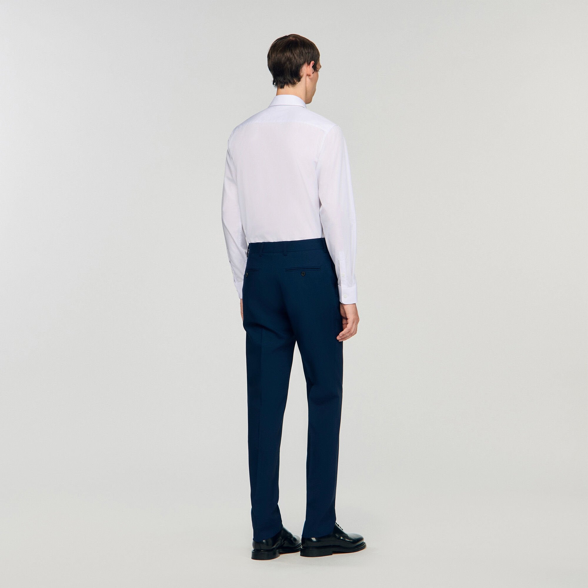 Sandro / Wool suit trousers Royal Blue