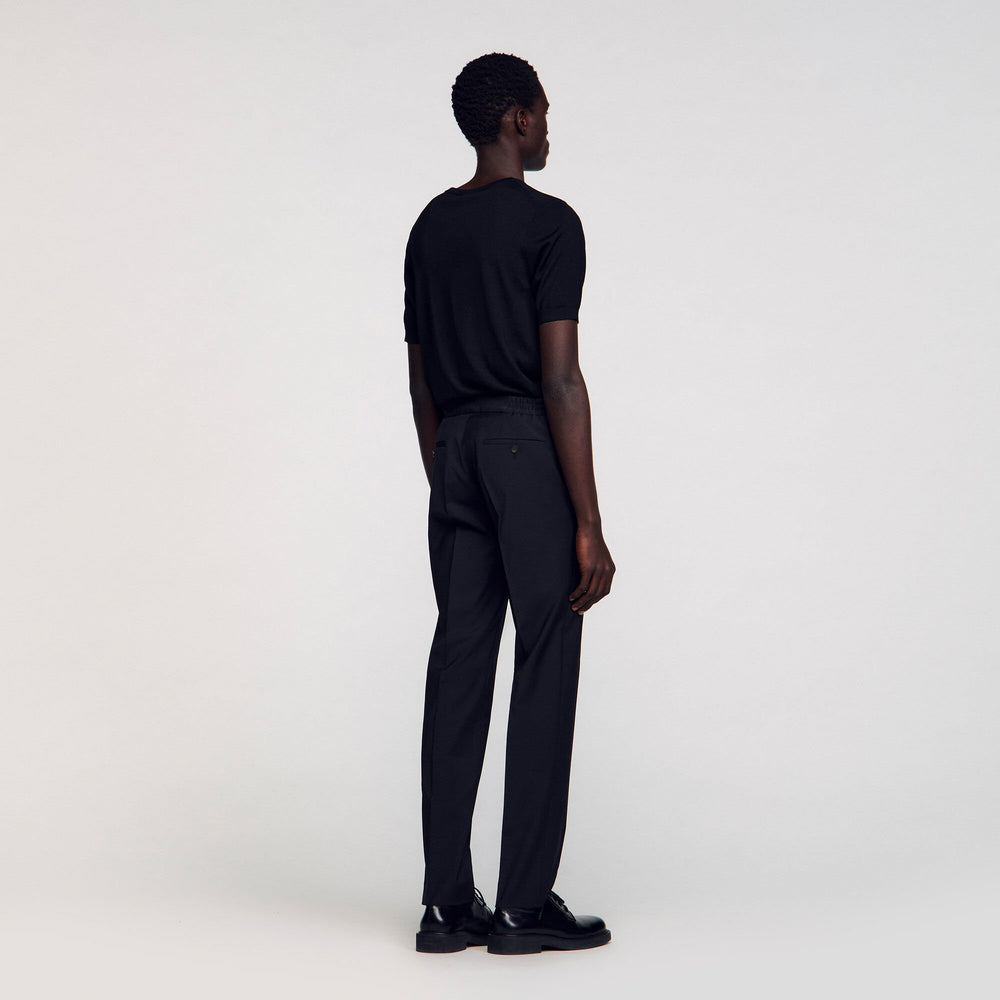 Sandro / Elasticated trousers Black