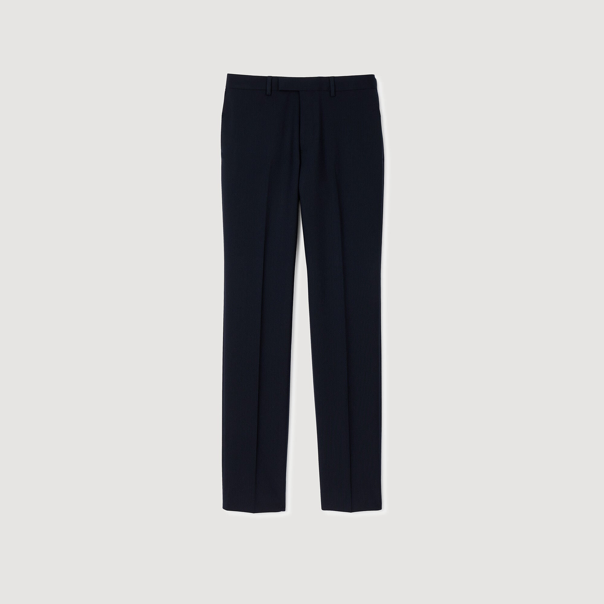 Sandro / Wool suit trousers Navy Blue