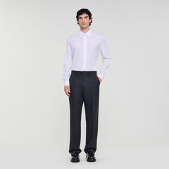 Sandro / Wool suit trousers Heather Charcoal