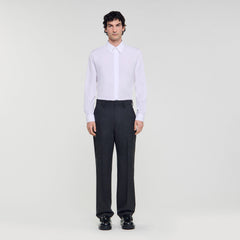 Sandro / Wool suit trousers Heather Charcoal