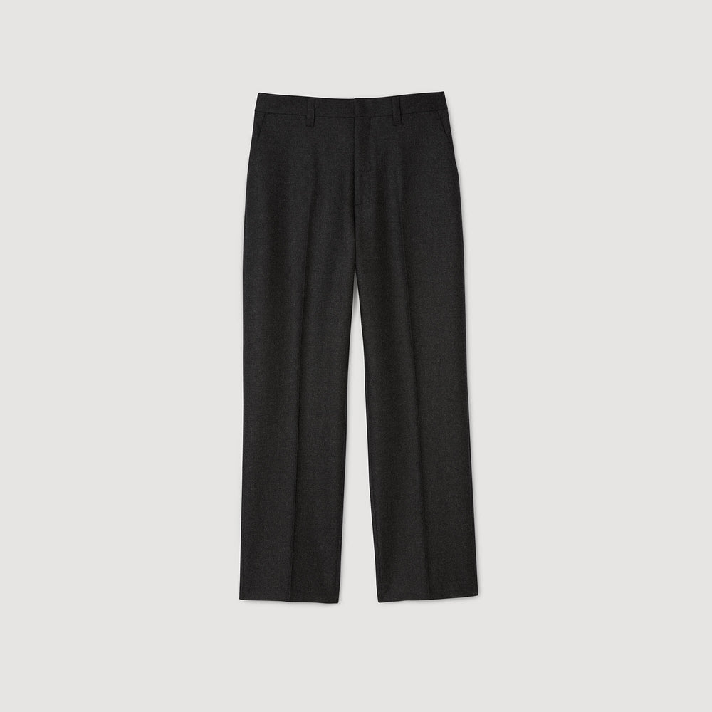 Sandro / Wool suit trousers Heather Charcoal