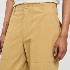 Sandro / Wide-leg cotton trousers Ocher Yellow