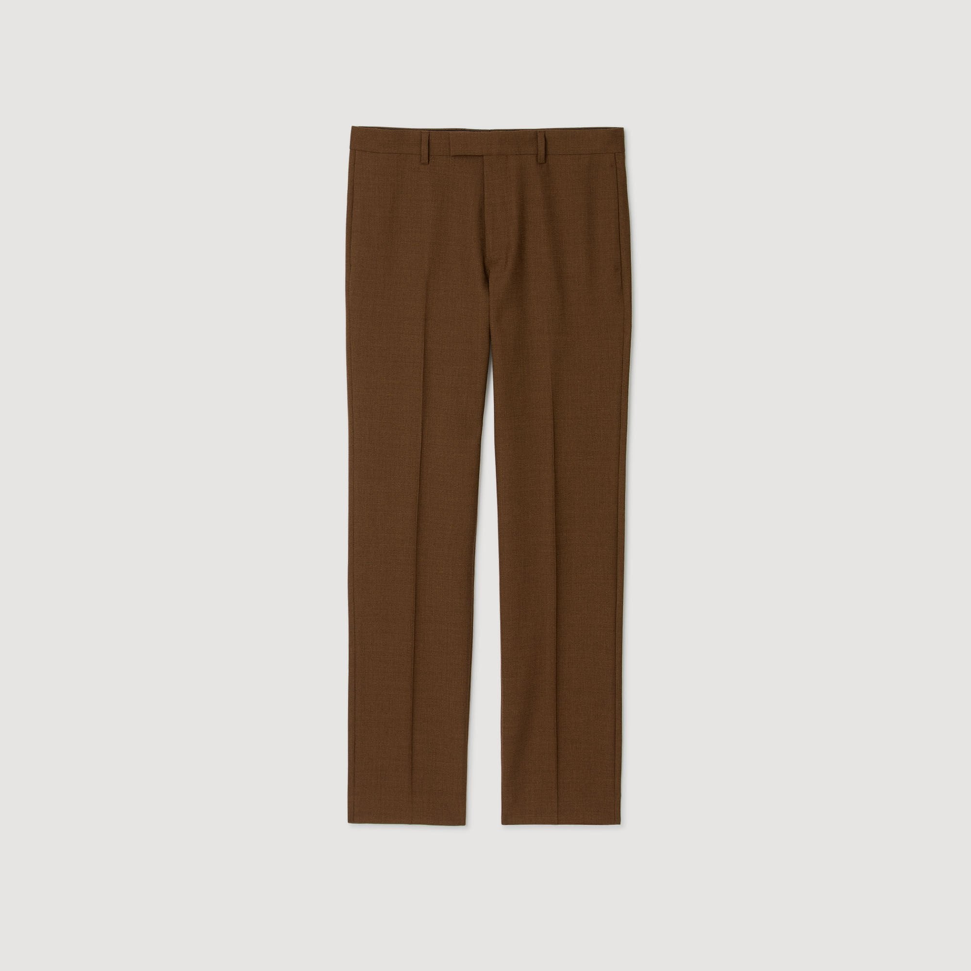 Sandro / Wool trousers Tobacco Brown