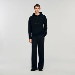 Sandro / Logo hoodie Black