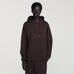 Sandro / Logo hoodie Chocolate