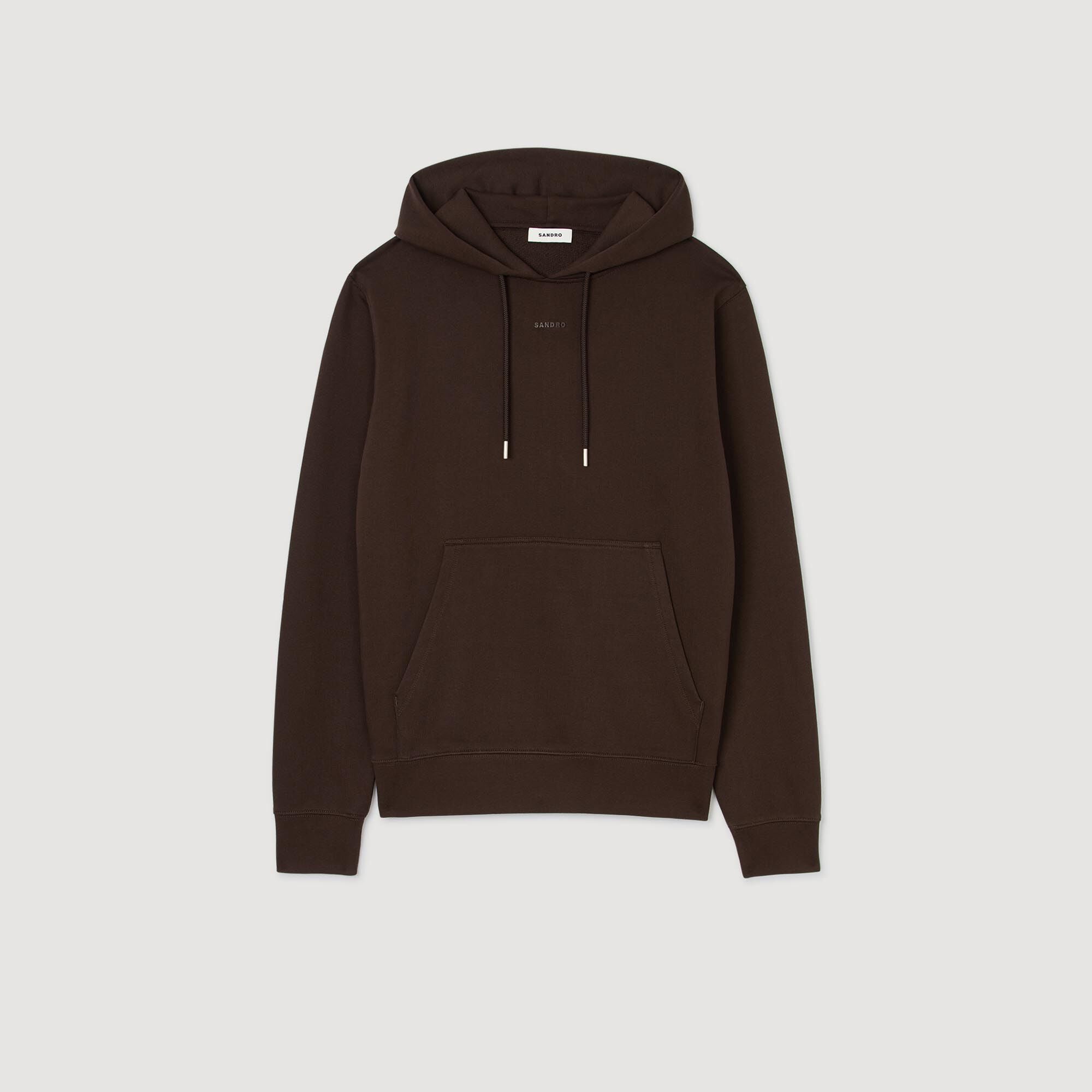 Sandro / Logo hoodie Chocolate
