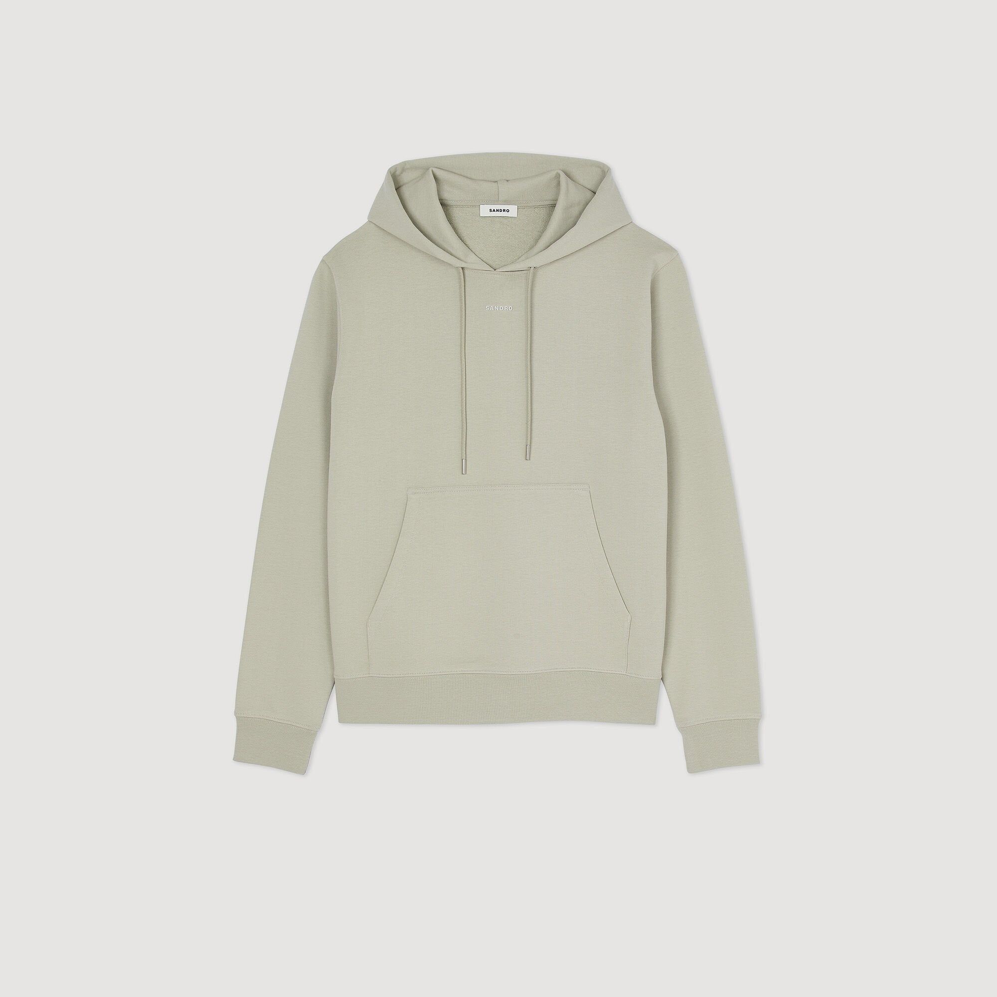 Sandro / Logo hoodie Light Kaki.