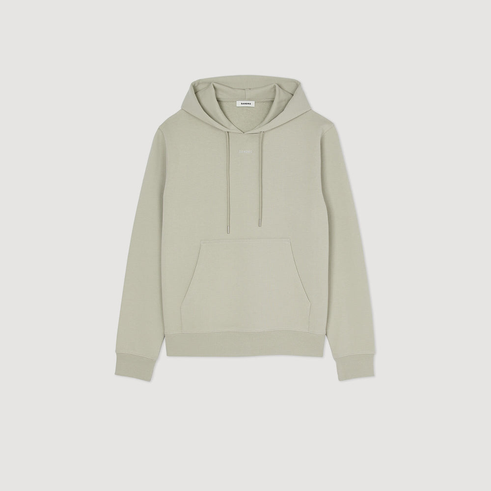 Sandro / Logo hoodie Light Kaki.