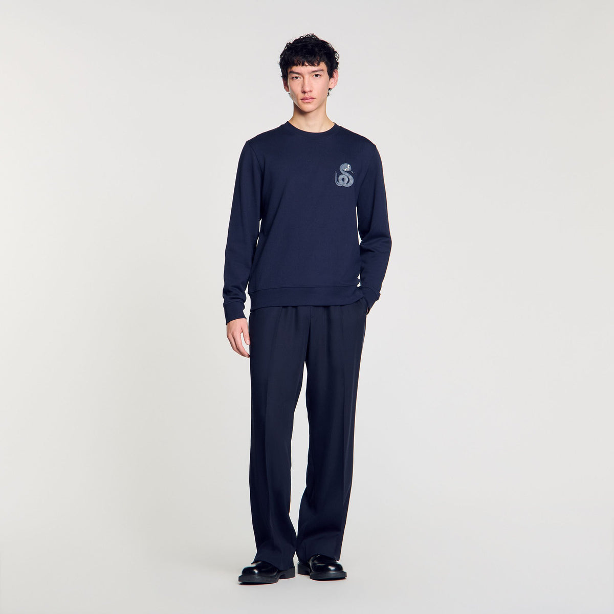 Sandro / Jacket with snake detail Midnight Blue