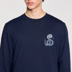 Sandro / Jacket with snake detail Midnight Blue
