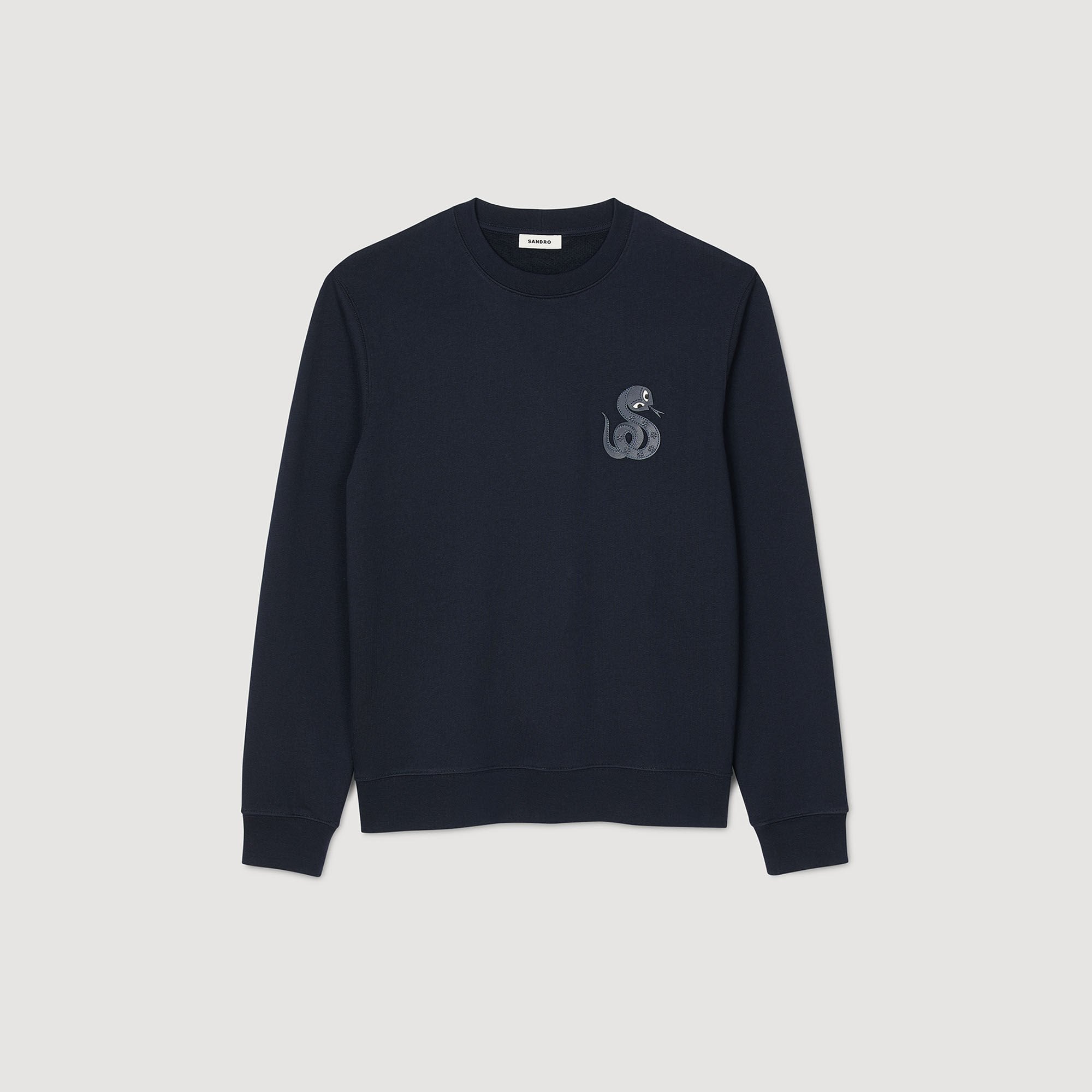 Sandro / Jacket with snake detail Midnight Blue