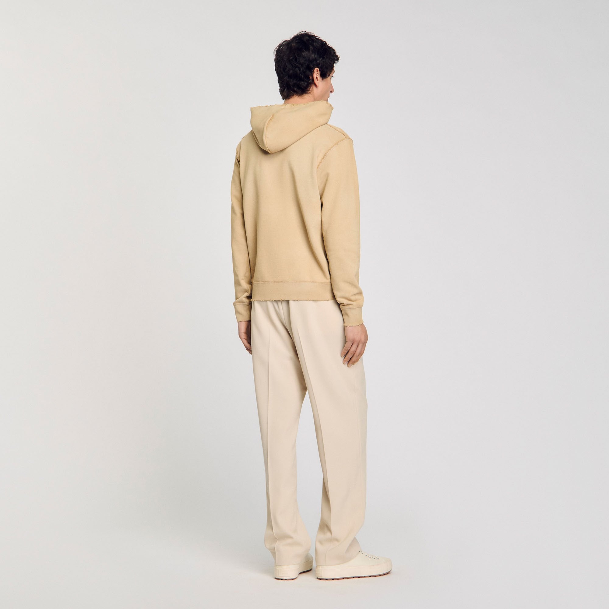 Sandro / Patch sweatshirt Sand.